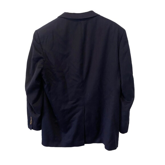 Cashmere 100% Blue Designer Jacket Blazer Sport Coat Sz Large - Picture 9 of 9